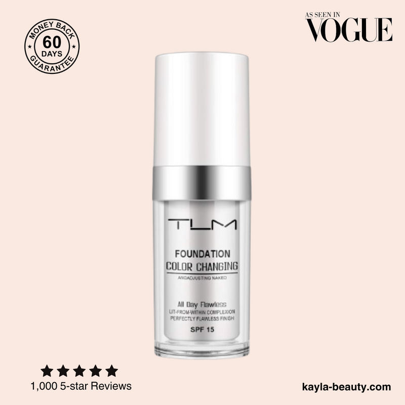 TintenMatch™ Kleurveranderende Foundation | Zelfaanpassend aan Huidtint | SPF 15 | Vegan & Dierproefvrij