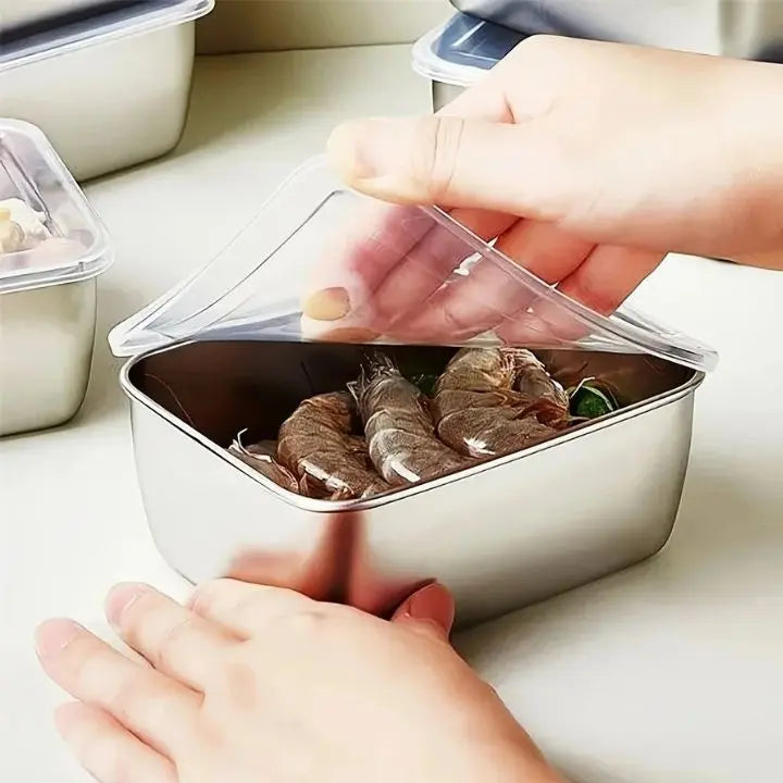 SterkBewaar RVS Voedselcontainer | Herbruikbare Lekdichte Lunchbox | Duurzaam & BPA-vrij | Vaatwasserbestendig