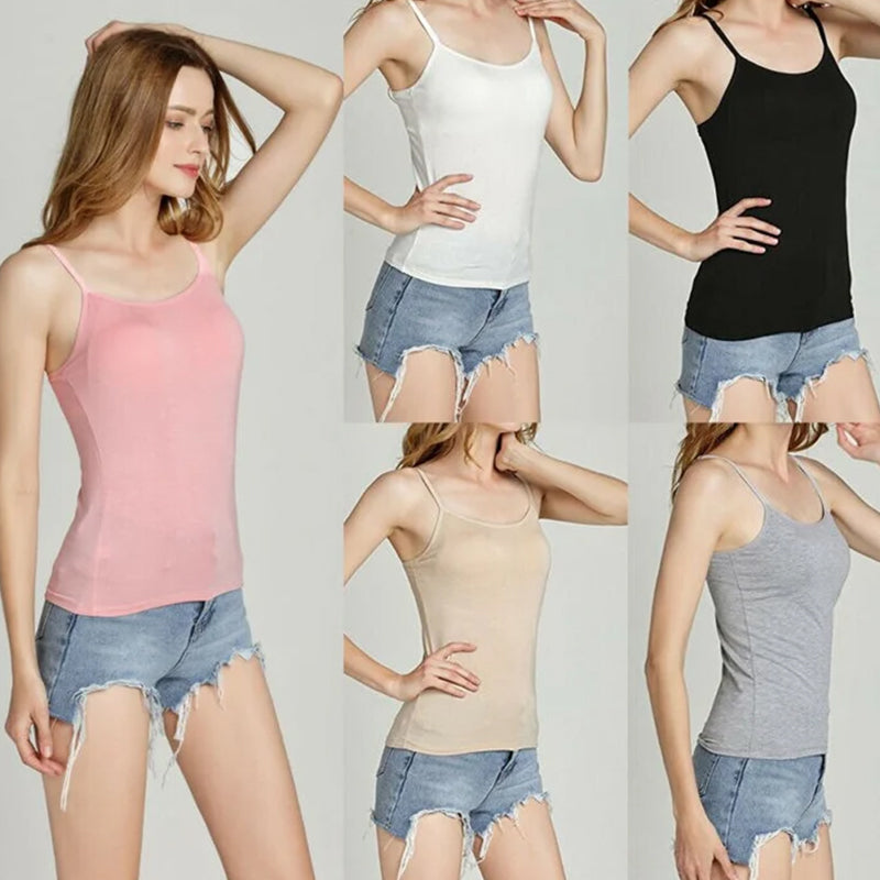 ComfortabelDragen™ Profiteer van 50% korting op deze comfortabele tanktop met ingebouwde bh.