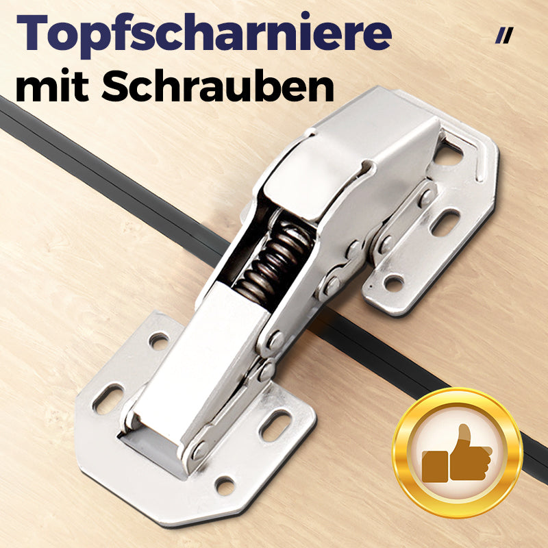 Scharnierversterker | VastZeker™ | RVS Bevestigingsplaat | Verstevigt Deur & Kastscharnieren