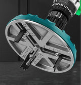 Verstelbare Gatenzaag | Boor- en Snijmachine | Ø 45–130 mm | Metaal & Nylon | Zilver