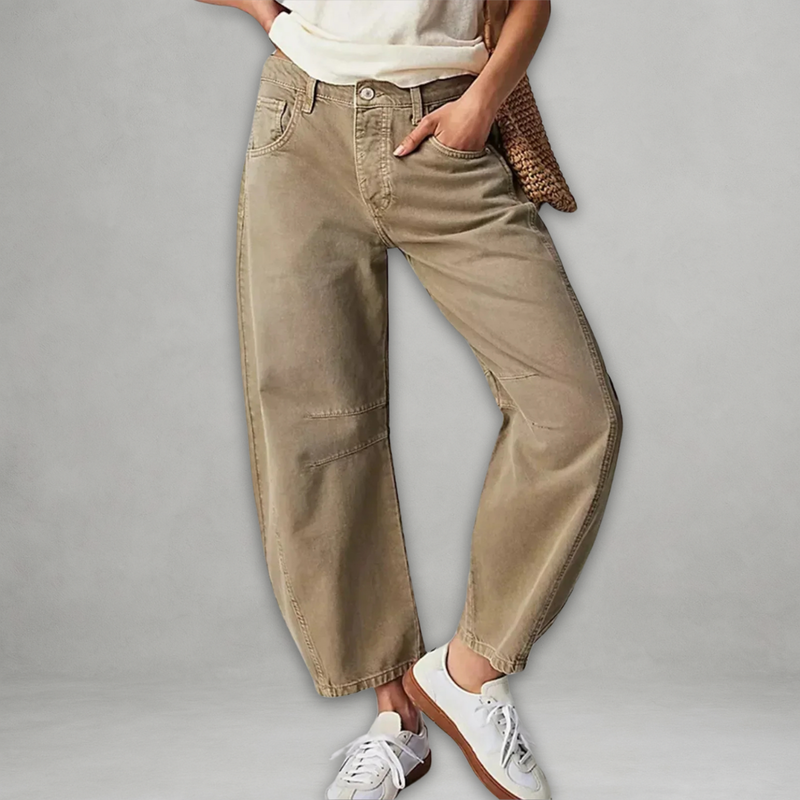 Leticia™ Wijdvallende jeans met wijde pijpen