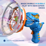 Dinosaurus Bellenblaas Pistool | Elektrisch | 1000+ Bellen per Minuut | ABS Kunststof