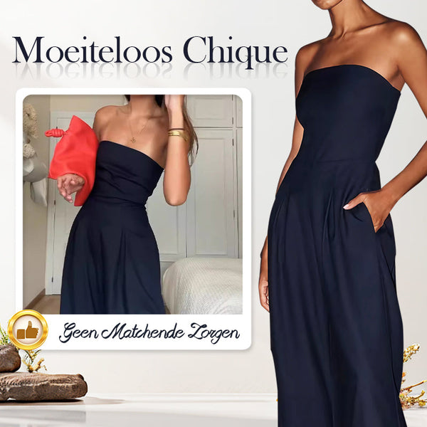 Madeleine™ Mouwloze jumpsuit met zakken