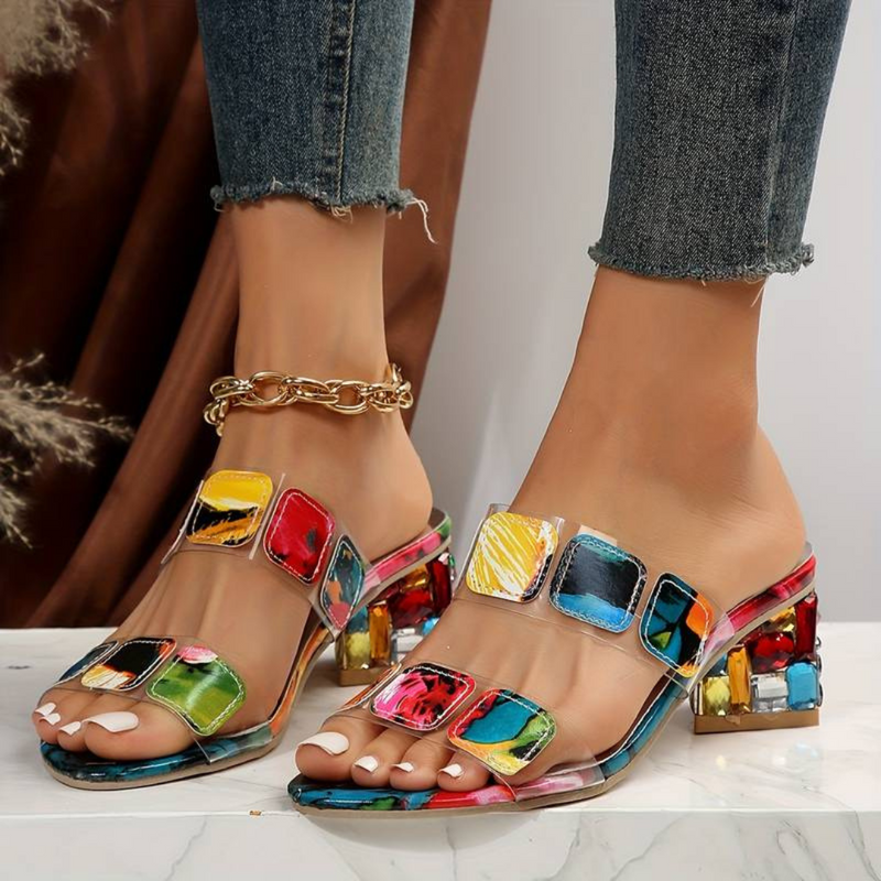 Ofelia - Stijlvolle dames sandalen met glitterdetails