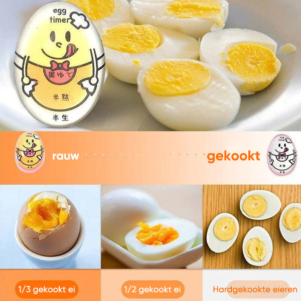 TempEi™ Kleurveranderende Eierkooktimer