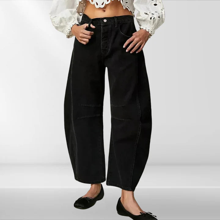 Leticia™ Wijdvallende jeans met wijde pijpen