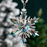Kerst Ornament | Handgeslepen K9 Kristal | Hangend Decoratie Ornament 10,4×8,4 cm