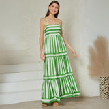 Katimy™ Geplooide Jurk met Bandjes