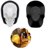 Halloween IJsblokjes Vorm | 3D Schedel Mal | Flexibel Silicone | Voor Drankjes en Desserts