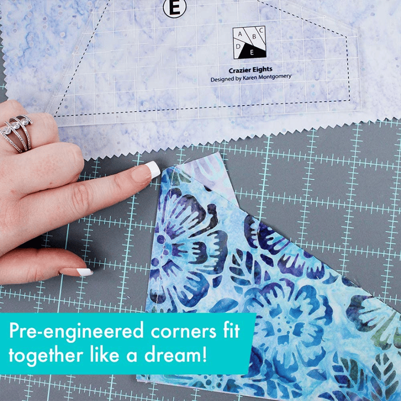 Creatieve Quilt Snijmal | Multi-Patroon | Geschikt voor Stoffen Restjes | 20 cm Quiltblokken
