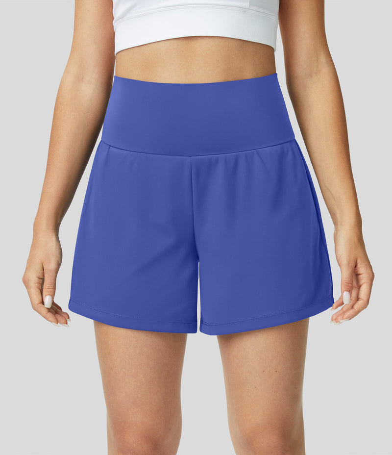 FlexiYoga™ 2-in-1 yogashort met hoge taille