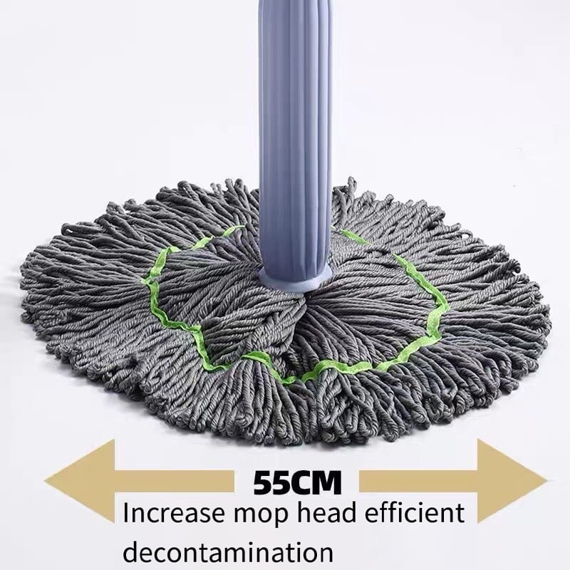 Zelfwringende Dweil | 2-in-1 Droog & Nat Gebruik | Microvezel Mop | 360° Draaiend