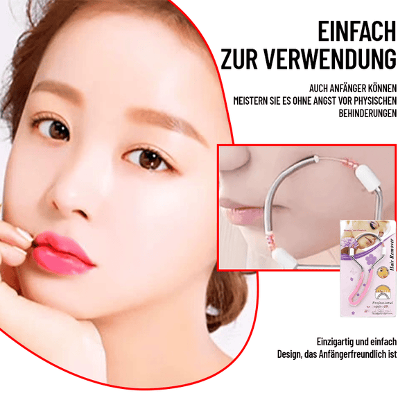 Gezichtsontharer | Handmatig | Pijnloos | Roestvrij Staal | Compact & Draagbaar