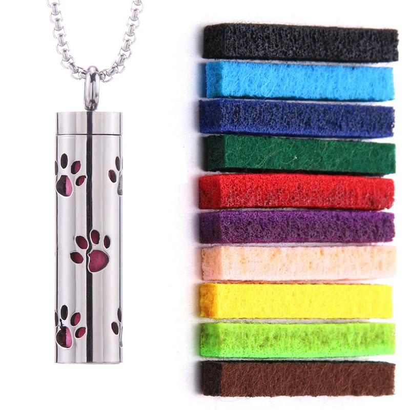 Aroma Hanger Ketting | Geur Sieraad | Roestvrij Staal | 60 cm