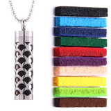 Aroma Hanger Ketting | Geur Sieraad | Roestvrij Staal | 60 cm