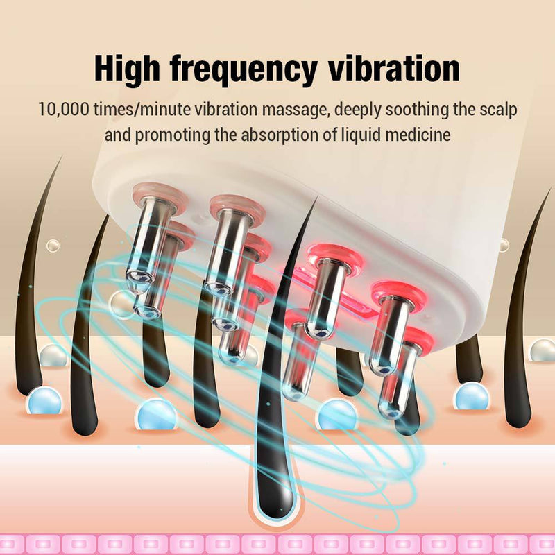Elektrische Hoofdhuid Massager | Roodlichttherapie & Vibratie | Waterdicht
