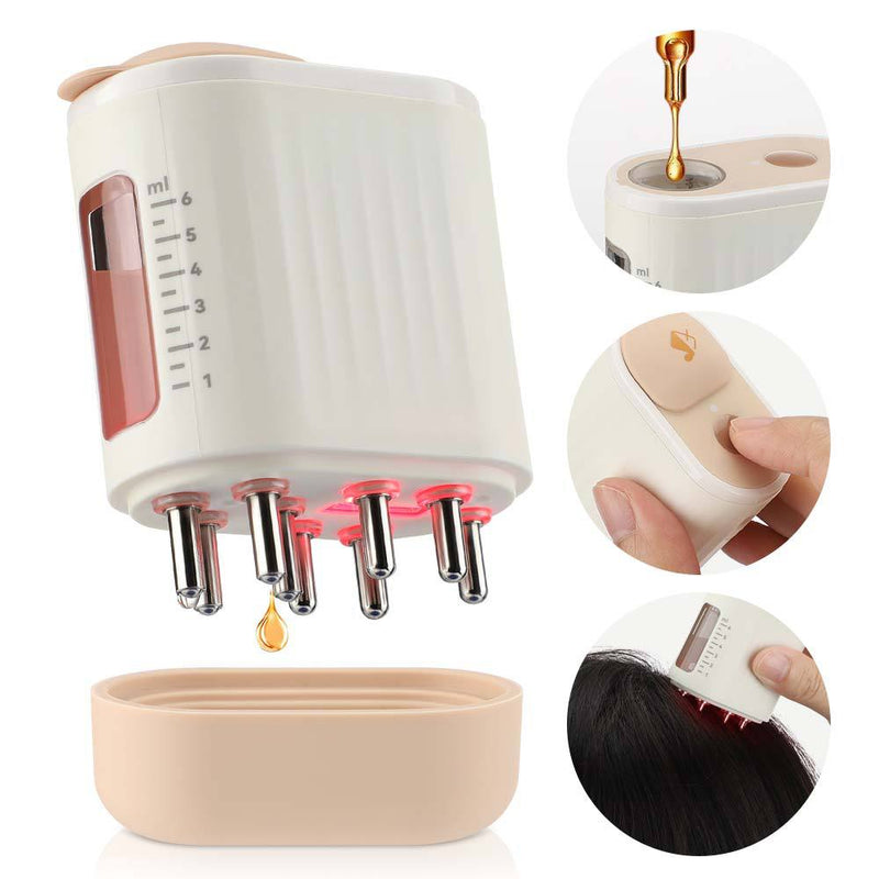 Elektrische Hoofdhuid Massager | Roodlichttherapie & Vibratie | Waterdicht