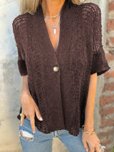 Claudia™ Gebreide Holle Cardigan