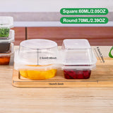 Voedselcontainer met Dubbel Compartiment | Lekvrij & BPA-vrij Plastic | Compact en Herbruikbaar