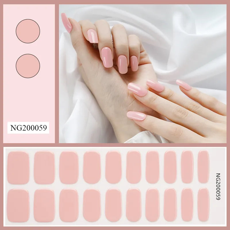 GlamGrip™ Zelfklevende Gelnagelstickers Voor Perfecte Nagels