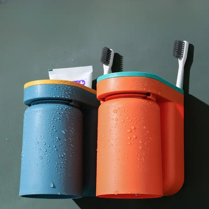 Tandenborstelhouder | Zelfklevend | ABS Kunststof | Compact Wandontwerp