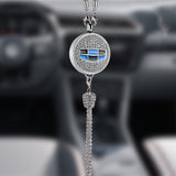 Auto-logo parfumhanger | Kristal & zinklegering | Sprankelende decoratie & cadeau-idee