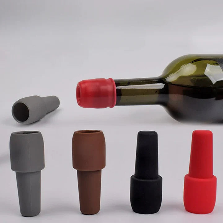 5 + 5 Gratis | WineClose™ Silicone wijnfles dichter