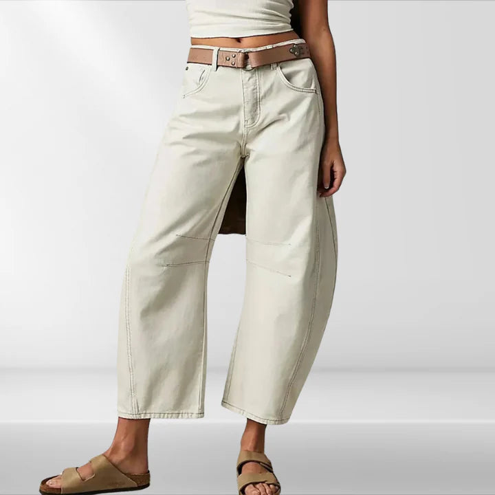 Leticia™ Wijdvallende jeans met wijde pijpen