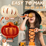 Halloween Taartvorm | Uitsteker & Press | Pompoen, Appel & Eikel | BPA-vrij ABS