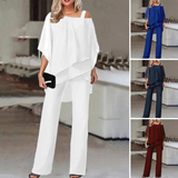 Wilma | Elegant Off-Shoulder Design Twee-Delig Set voor Vrouwen