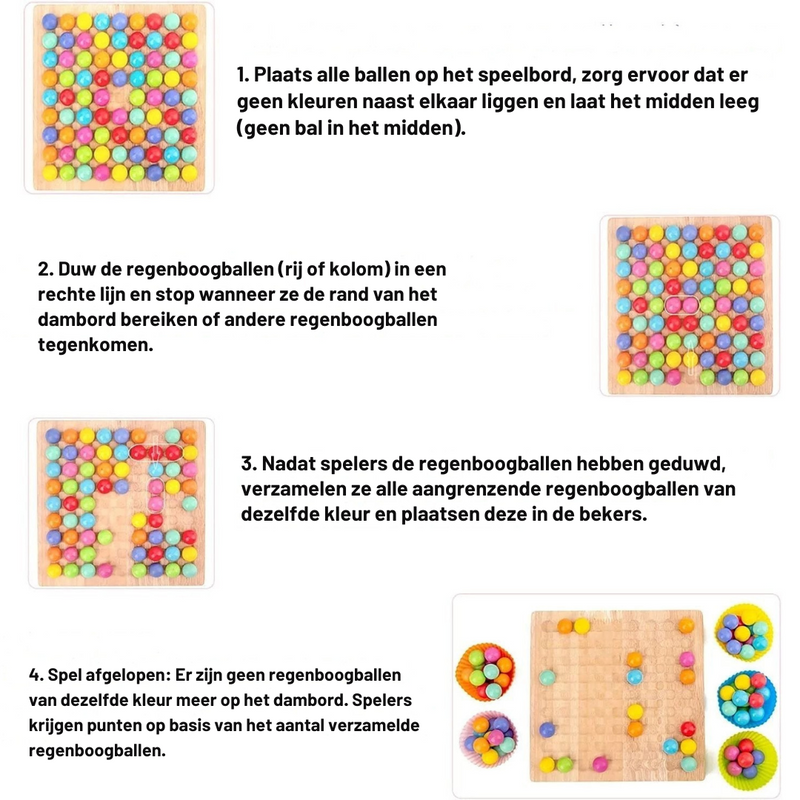HoutenKralen™ Leuke Vaardigheid-Bouw Speelgoed