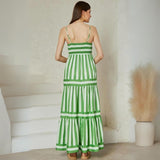 Katimy™ Geplooide Jurk met Bandjes