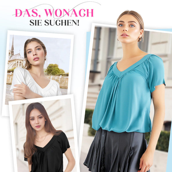 Janelle™ Zachte Gekreukelde Blouse