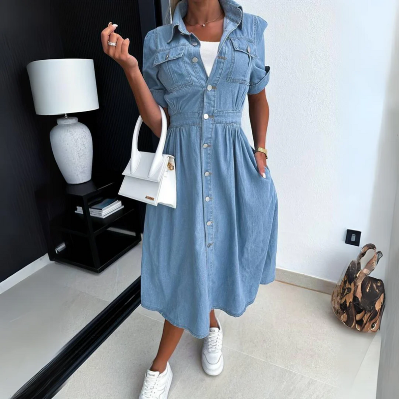Britt™ Tijdloze Denim-Elegantie