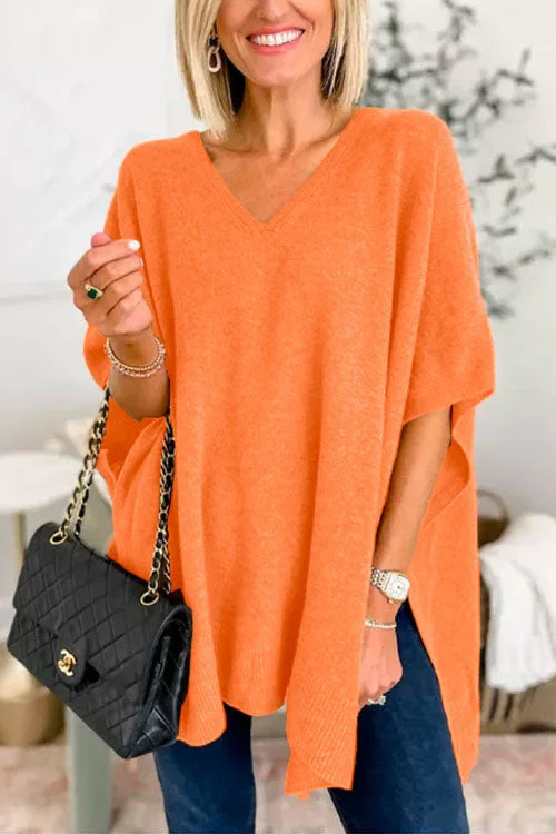 Mariana™ Veelzijdige Pullover In Poncho Stijl