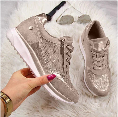Yulia | Geavanceerde Comfort & Ondersteuning Centraal Rits Sneakers voor Vrouwen