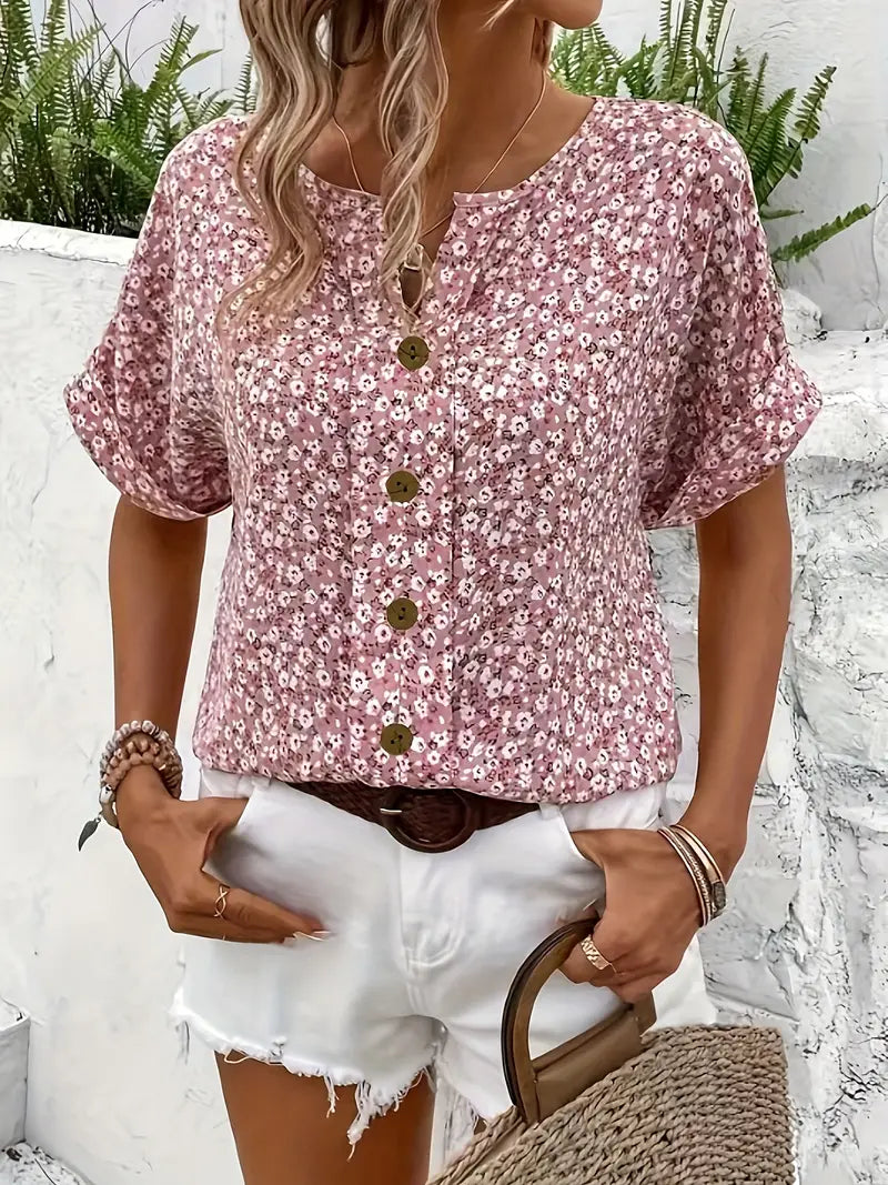 Lina – Kort ZomerTop met Vrouwelijke Touch
