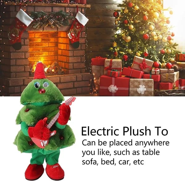 Kerst Knuffel Pop | Zingend & Dansend | Interactieve Kerstdecoratie 40cm