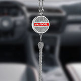Auto-logo parfumhanger | Kristal & zinklegering | Sprankelende decoratie & cadeau-idee