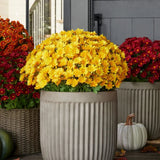 Kunstbloemen Chrysanten | UV-bestendig | Levensecht Design | Herfstdecoratie voor Veranda & Tuin