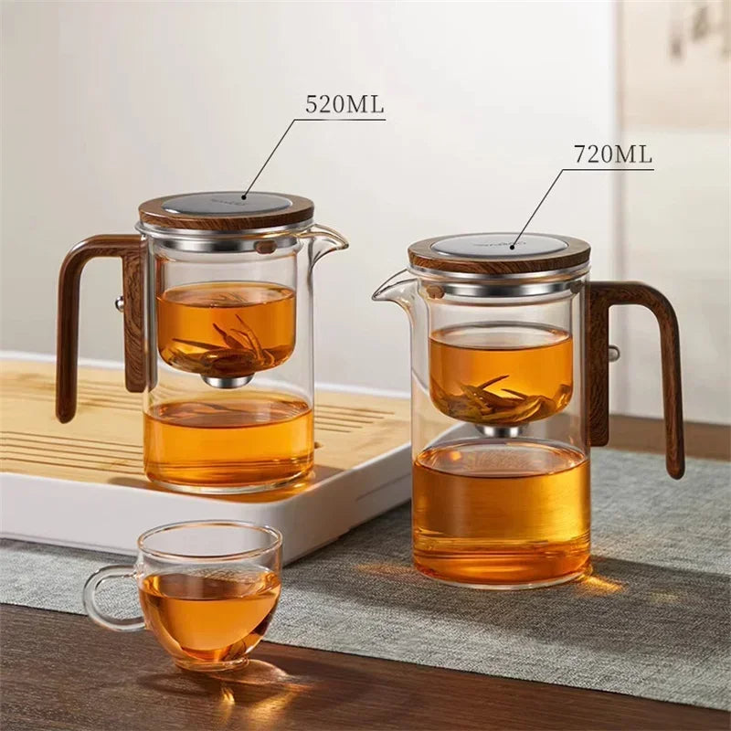 Thee Zetapparaat | Borosilicaatglas | Magnetisch Filtersysteem | 520 ml / 720 ml