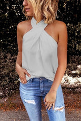 Ariane™ Kriskras Halster Blouse