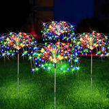 Solar Feuerwerk Lichtketting | 90 LED | Warmwit & Multicolor | IP65 | 95 cm