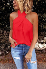 Ariane™ Kriskras Halster Blouse
