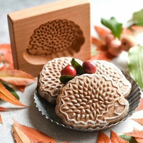 Houten Koekjesvorm | Uitsteker & Stempel | Beukenhout | Diverse Dierenmotieven
