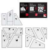 Creatieve Quilt Snijmal | Multi-Patroon | Geschikt voor Stoffen Restjes | 20 cm Quiltblokken