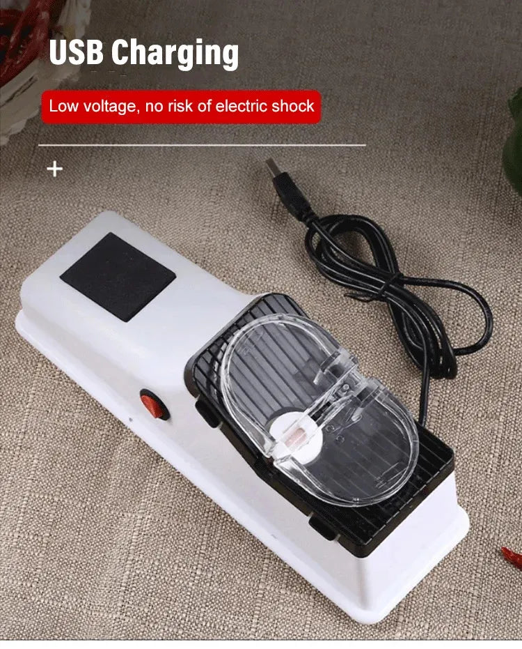 Elektrische Messenslijper | Dubbelzijdig | USB Oplaadbaar | 5-Seconden Slijpen