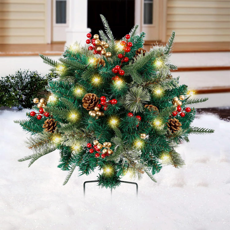 Kerst Decoratie Arrangement | Met LED Verlichting | 45 cm | Voor Binnen & Buiten