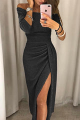 Zorine™ | Elegante, off-the-shoulder Zomerjurk voor stijlvolle vrouwen